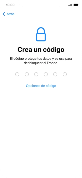 Pulsa Opciones de código.