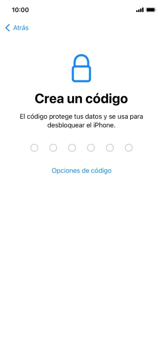 Pulsa Opciones de código.
