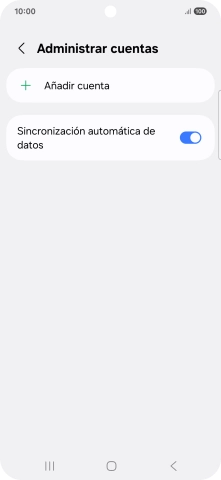 Pulsa Añadir cuenta.