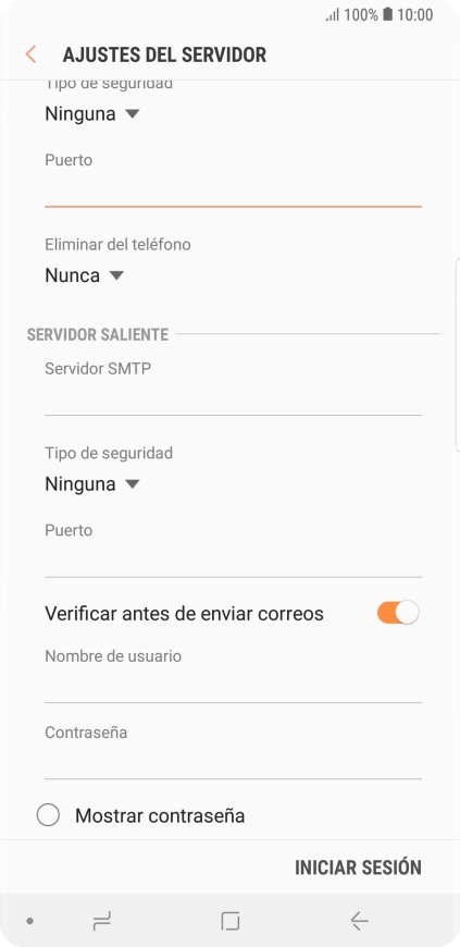 Pulsa la lista desplegable bajo 