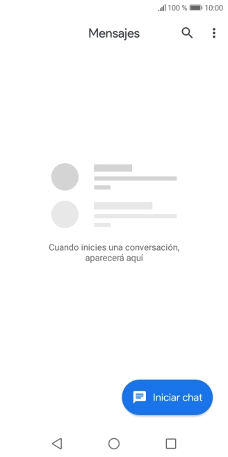 Pulsa Iniciar chat.