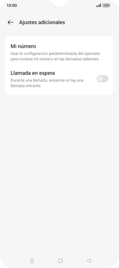 Pulsa el indicador junto a 