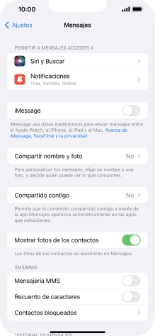 Pulsa el indicador junto a 