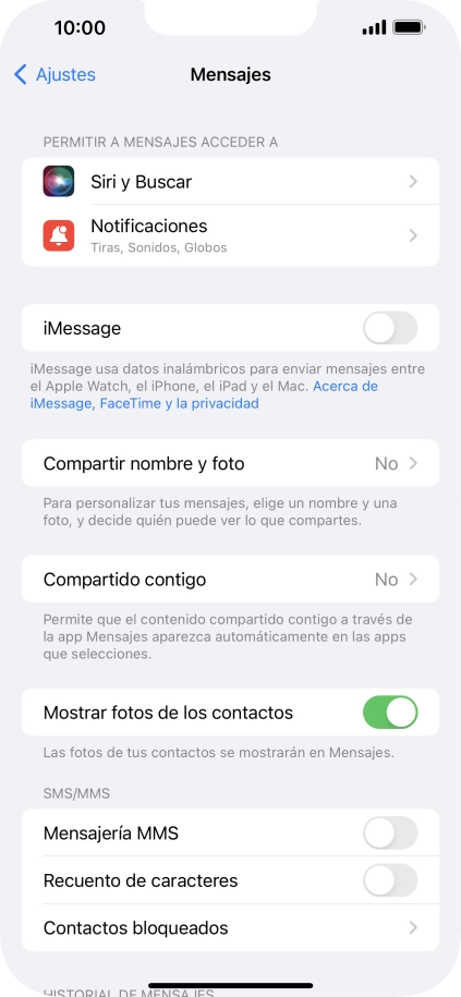 Pulsa el indicador junto a 