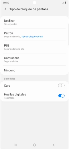 Pulsa Ninguno.