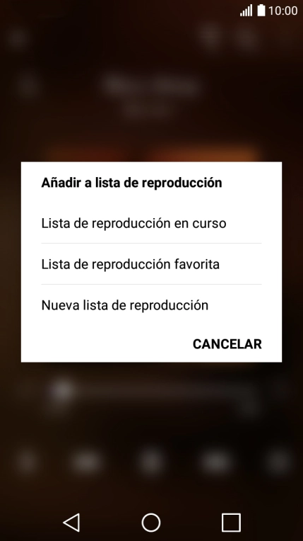 Pulsa Nueva lista de reproducción.