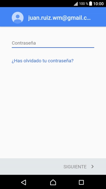 Pulsa Contraseña e introduce la contraseña de tu cuenta de Google.
