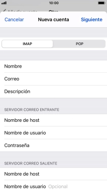 Pulsa Siguiente. Ahora se ha configurado tu cuenta de correo electrónico. Si deseas seleccionar más ajustes del servidor de correo de entrada o de salida, continúa con los pasos siguientes.
