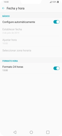 Pulsa la tecla de inicio para terminar y regresar a la pantalla de inicio.