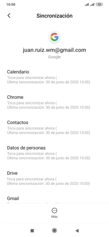 Pulsa Contactos para copiar los contactos.