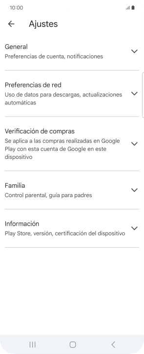 Pulsa Preferencias de red.