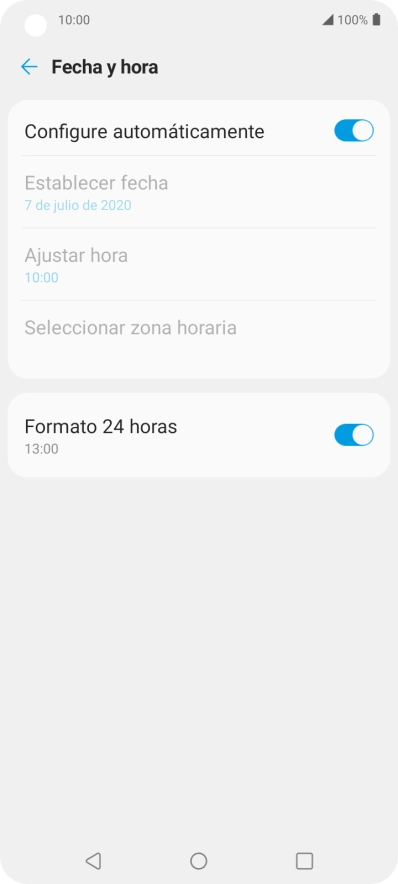 Pulsa la tecla de inicio para terminar y regresar a la pantalla de inicio.