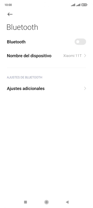 Pulsa el indicador junto a 