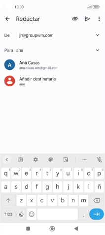 Pulsa el contacto deseado.