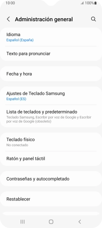 Pulsa Fecha y hora.