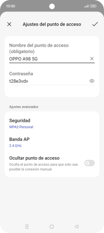 Pulsa Seguridad.