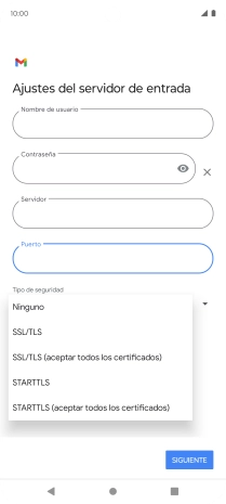 Pulsa SSL/TLS.