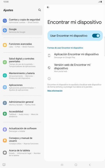 Pulsa la tecla de inicio para terminar y regresar a la pantalla de inicio.