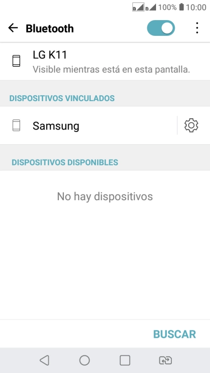 Pulsa la tecla de inicio para terminar y regresar a la pantalla de inicio.