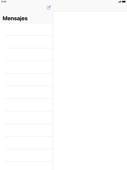 Pulsa el icono de nuevo mensaje.