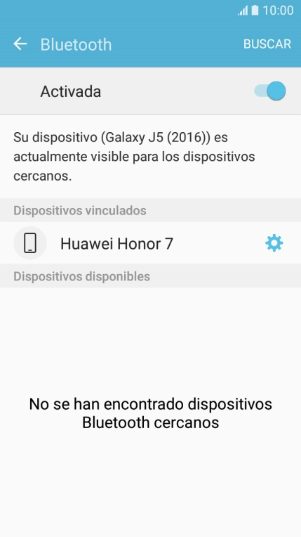 Pulsa la tecla de inicio para terminar y regresar a la pantalla de inicio.