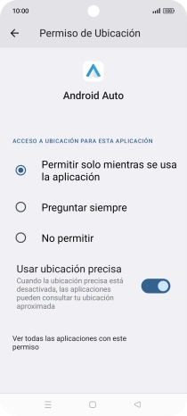 Pulsa el ajuste deseado.