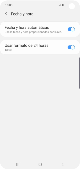 Pulsa la tecla de inicio para terminar y regresar a la pantalla de inicio.