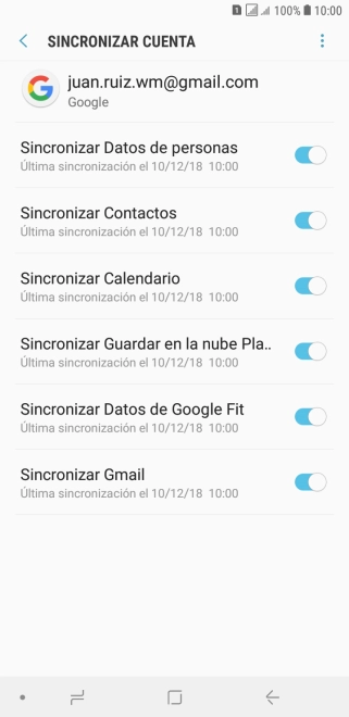 Pulsa la tecla de inicio para terminar y regresar a la pantalla de inicio.