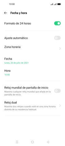 Pulsa el indicador junto a 