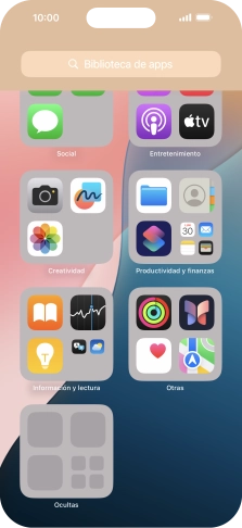 La app está ahora en la carpeta Ocultas en la biblioteca de apps.