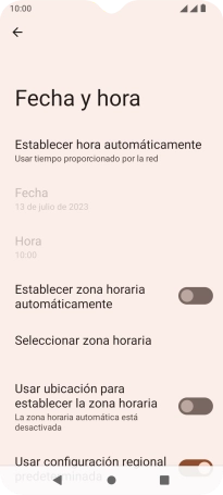 Pulsa el indicador junto a 