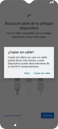 Pulsa Copiar sin cable.