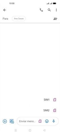 Pulsa la tarjeta SIM deseada.