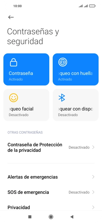 Pulsa la tecla de retroceso.