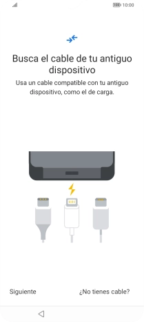 Pulsa ¿No tienes cable?.