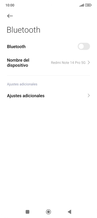 Pulsa el indicador junto a 
