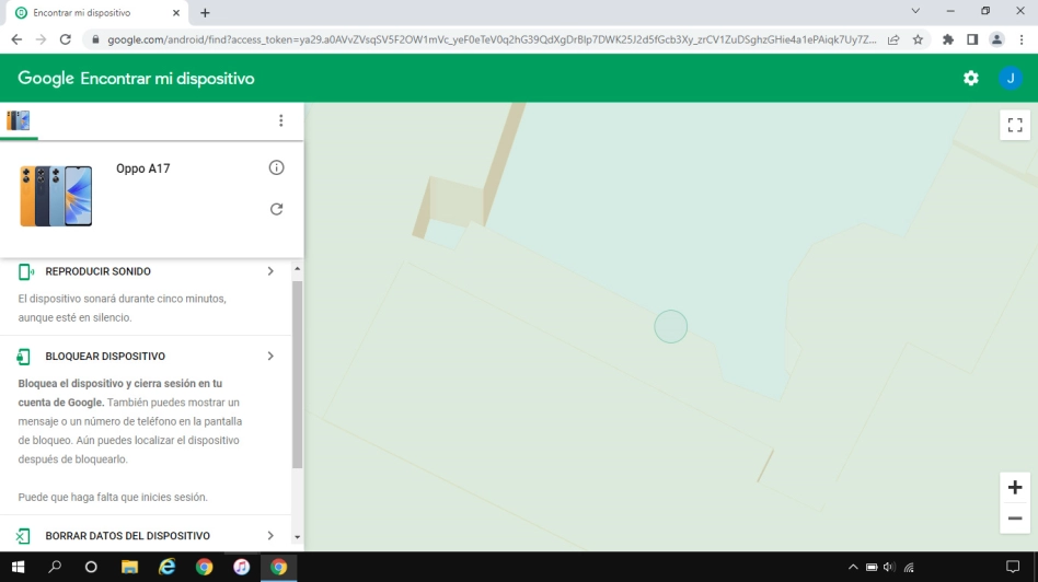 Haz clic en el dispositivo deseado.