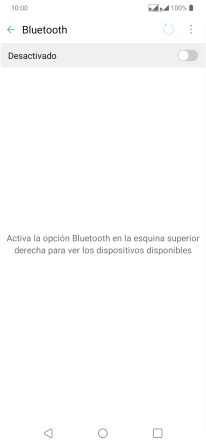 Pulsa el indicador para activar la función.