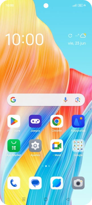 Cuando el icono de carga de batería aparece en la pantalla, el teléfono se está cargando.