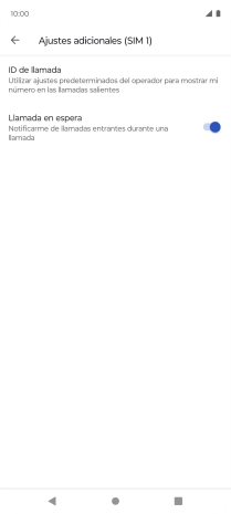 Pulsa el indicador junto a 