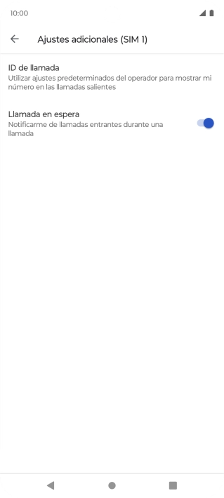 Pulsa el indicador junto a 