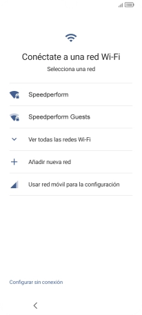 Pulsa la red wifi deseada.