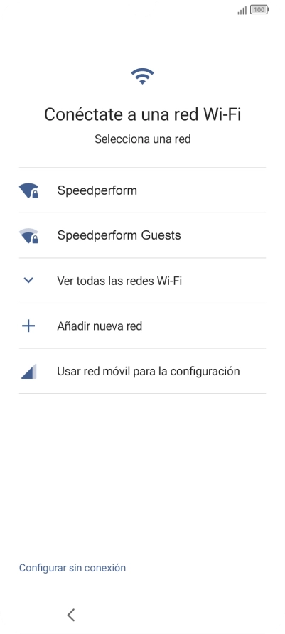 Pulsa la red wifi deseada.