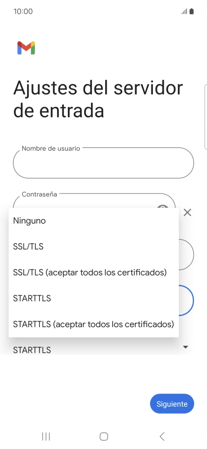 Pulsa SSL/TLS.