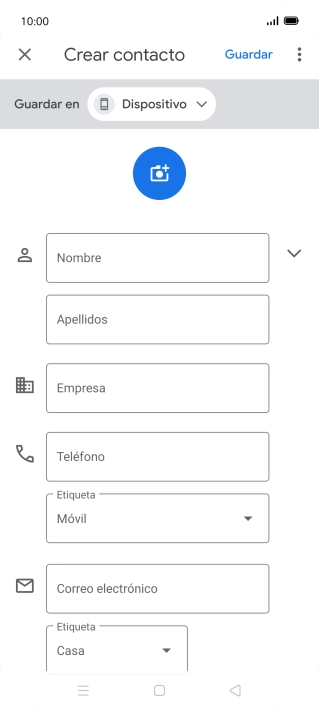 Pulsa la lista desplegable junto a 