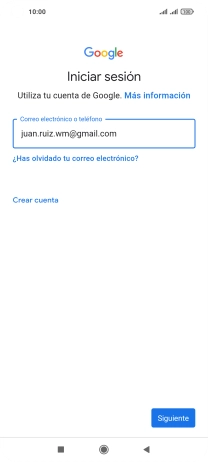Pulsa Siguiente.