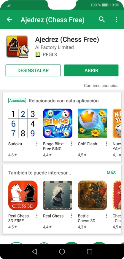 Pulsa la tecla de inicio para terminar y regresar a la pantalla de inicio.