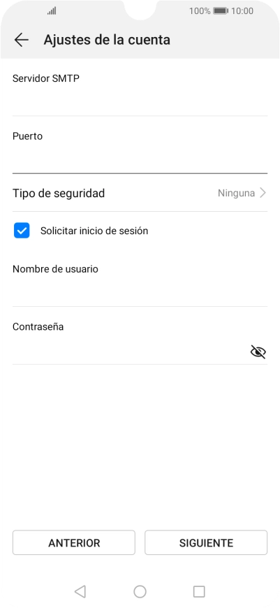 Pulsa Tipo de seguridad.