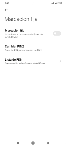 Pulsa el indicador junto a 