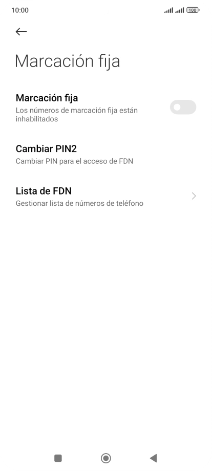 Pulsa el indicador junto a 